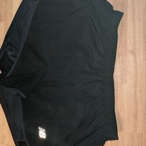 Small Black New Balance running shorts